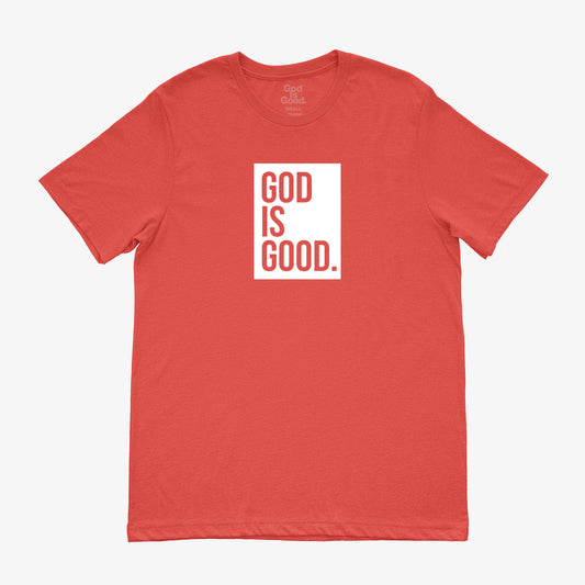 God Is Good Tee (Red/White)
